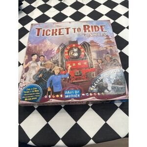 Ticket to Ride Legendary Asia Board Game Expansion for Kids and Adult complete